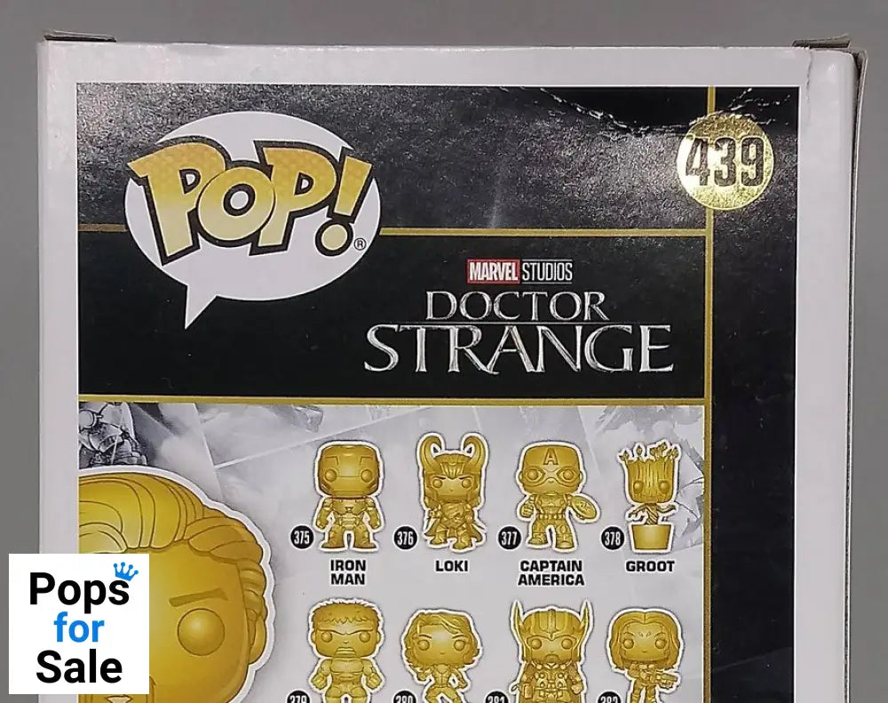 #439 Doctor Strange (Gold) Chrome - Marvel Studios 10 Box Damaged Funko POP