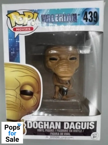 #439 Doghan Daguis (Black Bag) - Chase - Valerian - Box Damaged Funko POP