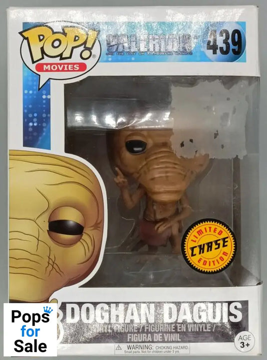 #439 Doghan Daguis (Brown Bag) - Chase - Valerian - Box Damaged Funko POP