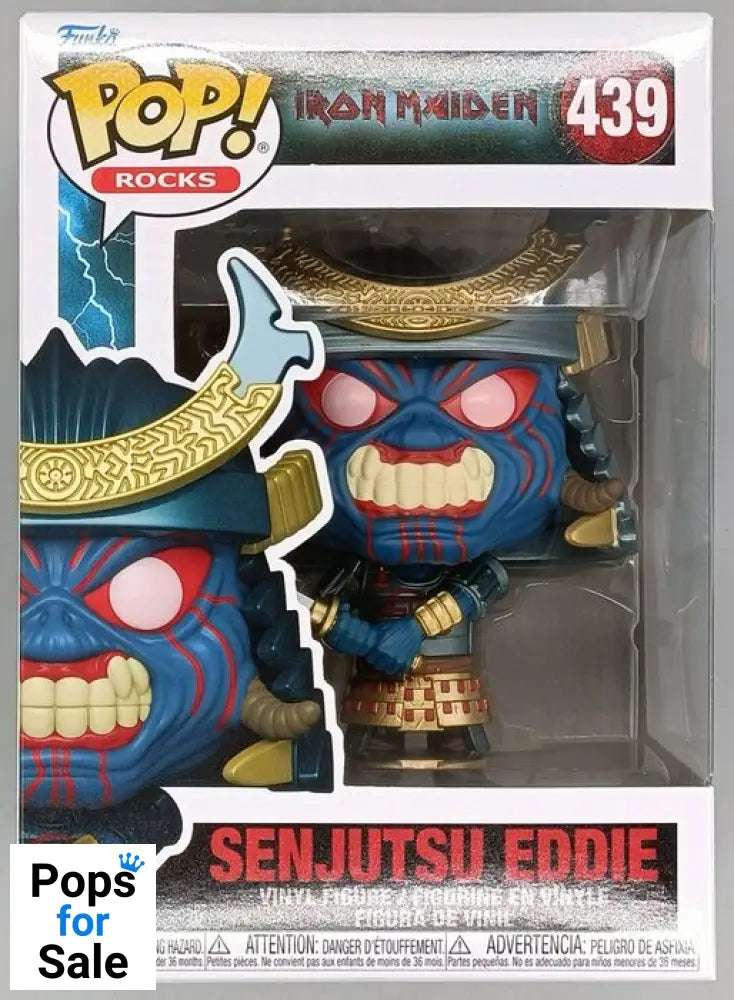 439 Senjutsu Eddie - Iron Maiden - Rocks Funko POP - Brand New