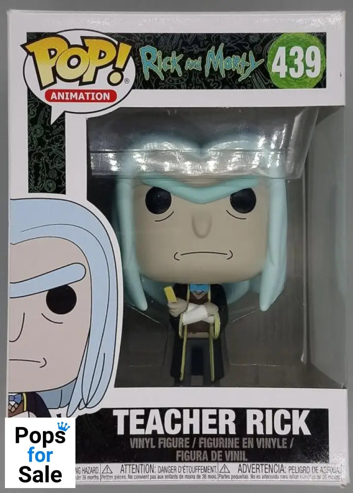 #439 Teacher Rick - Rick and Morty - Box Damaged Funko POP