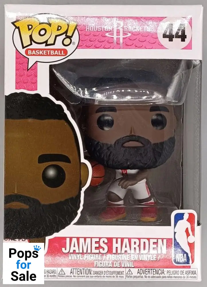 #44 James Harden - NBA Houston Rockets - Box Damaged Funko POP