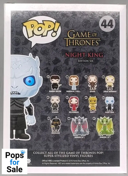 #44 Night King - Glow - Game of Thrones Funko POP