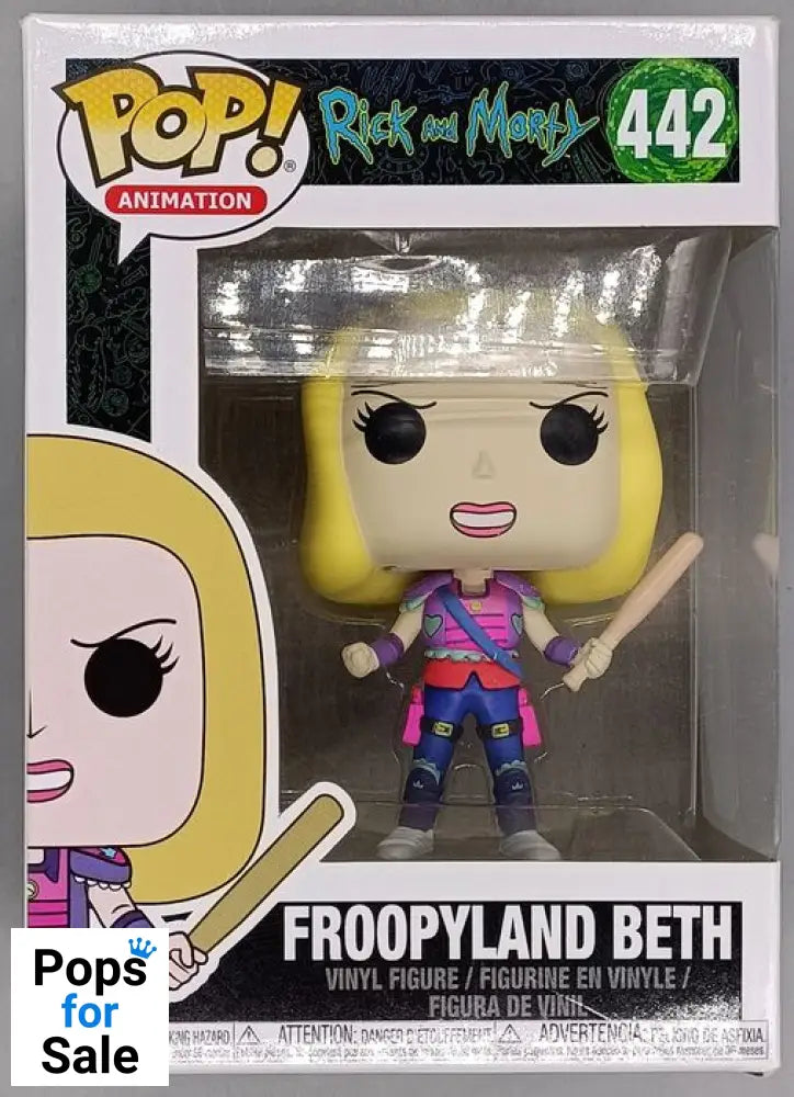 #442 Froopyland Beth - Rick and Morty - Box Damaged Funko POP