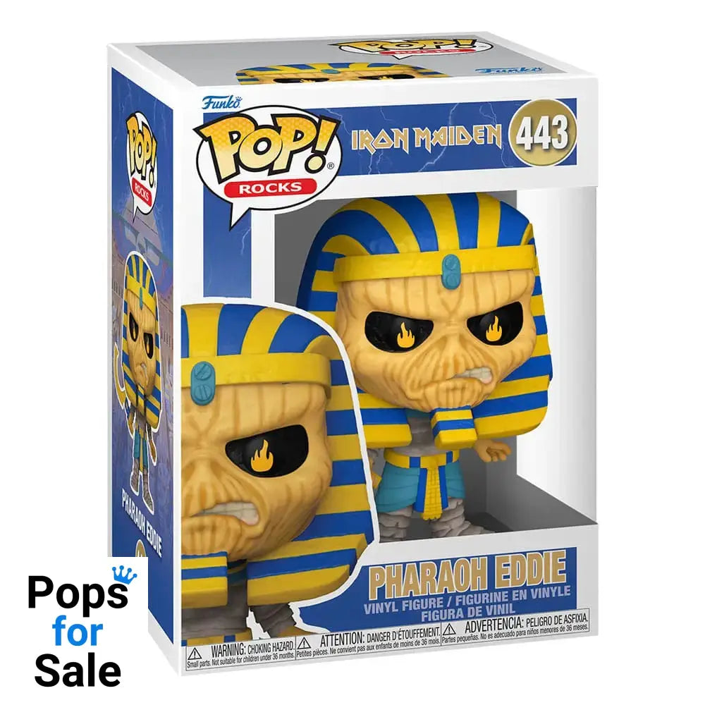 443 Pharoah Eddie - Iron Maiden Rocks Funko Pop Preorder