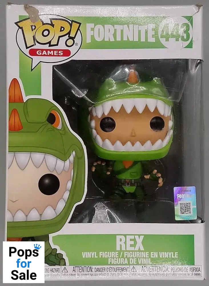 443 Rex - Fortnite - Box Damaged Funko POP