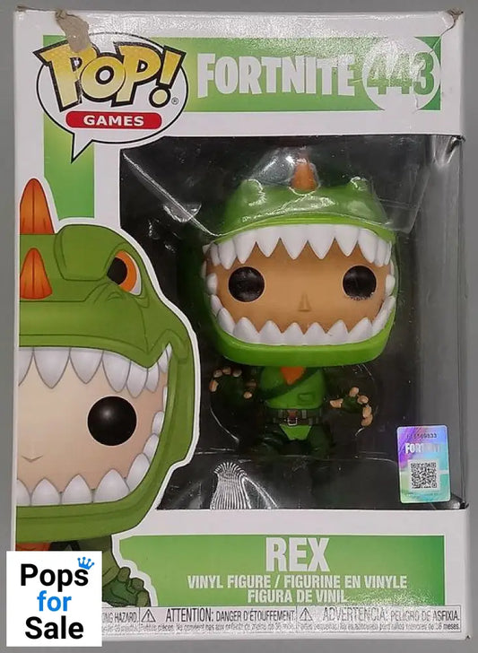 443 Rex - Fortnite - Box Damaged Funko POP