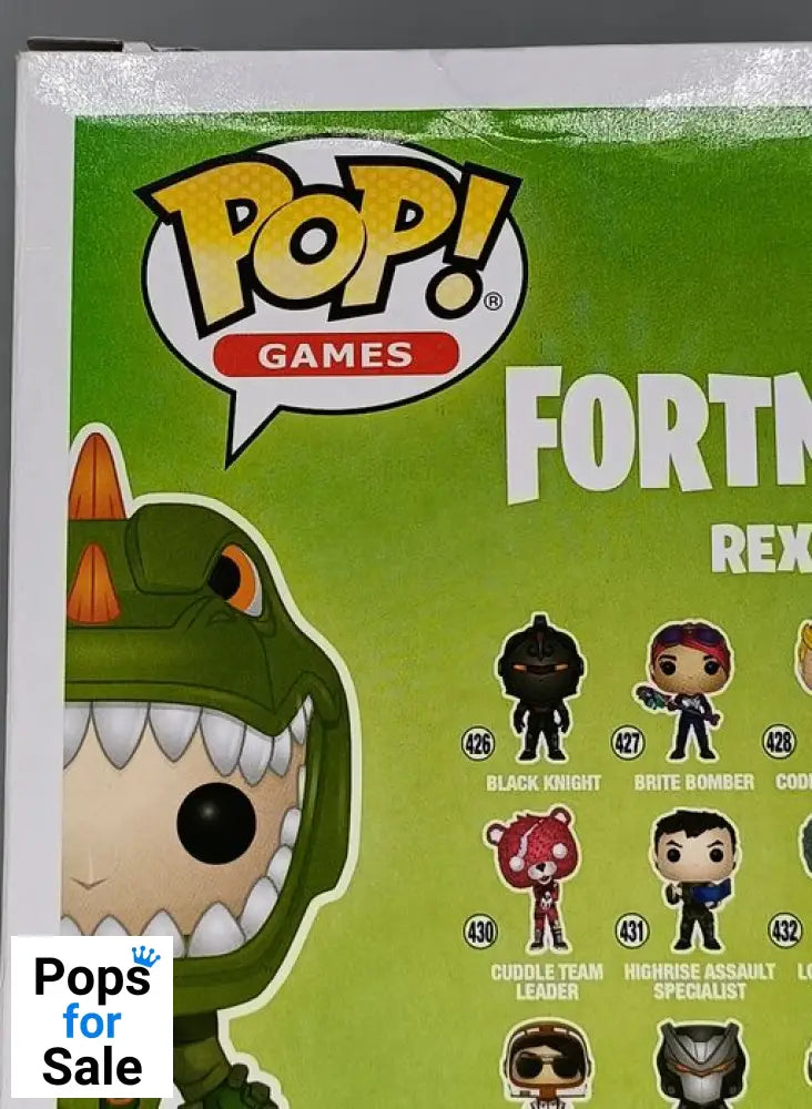 #443 Rex - Glow - Fortnite - Box Damaged Funko POP