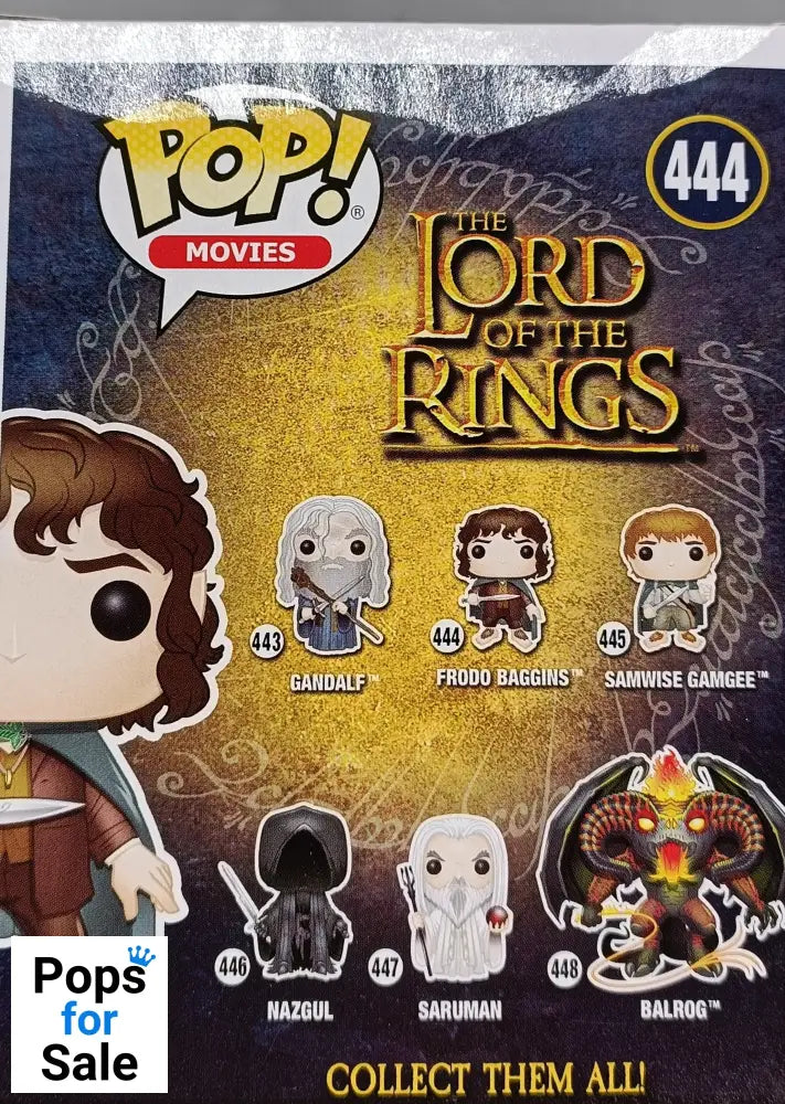 #444 Frodo Baggins - Lord of the Rings - Box Damaged Funko POP