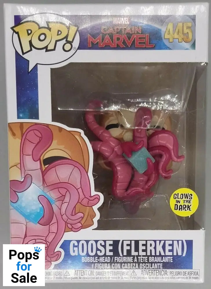 445 Goose (Flerken) - Glow - Marvel - Captain Marvel Funko POP