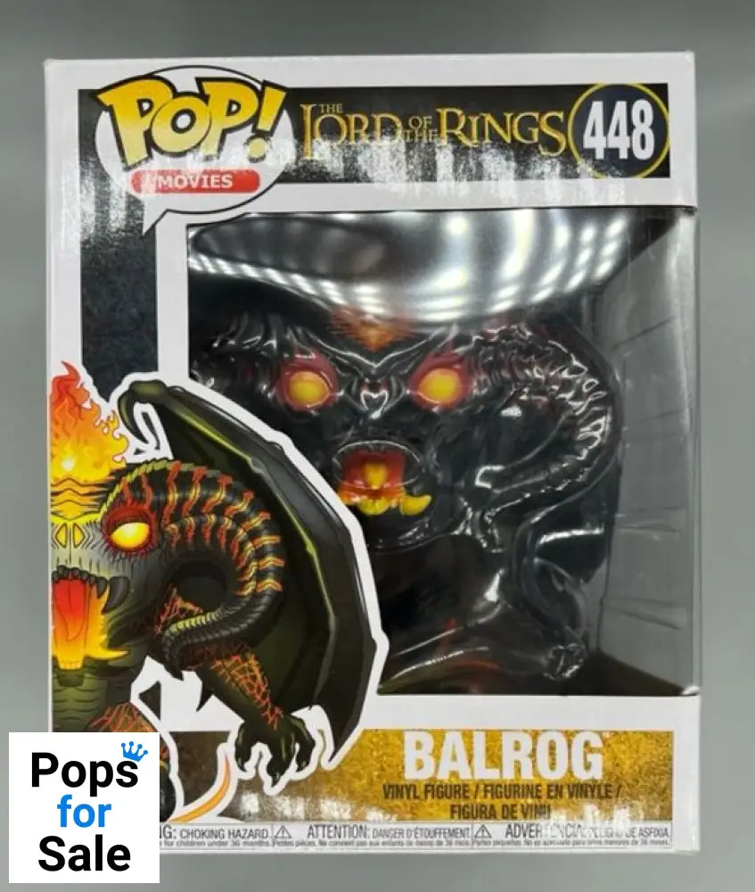 #448 Balrog - 6 Inch - The Lord of the Rings - Box Damaged Funko POP