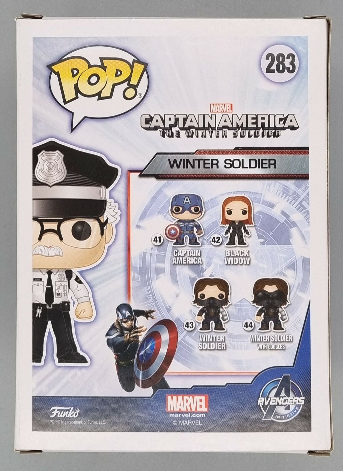 #283 Stan Lee (Smithsonian Guard) Pop Marvel Captain America Funko POP