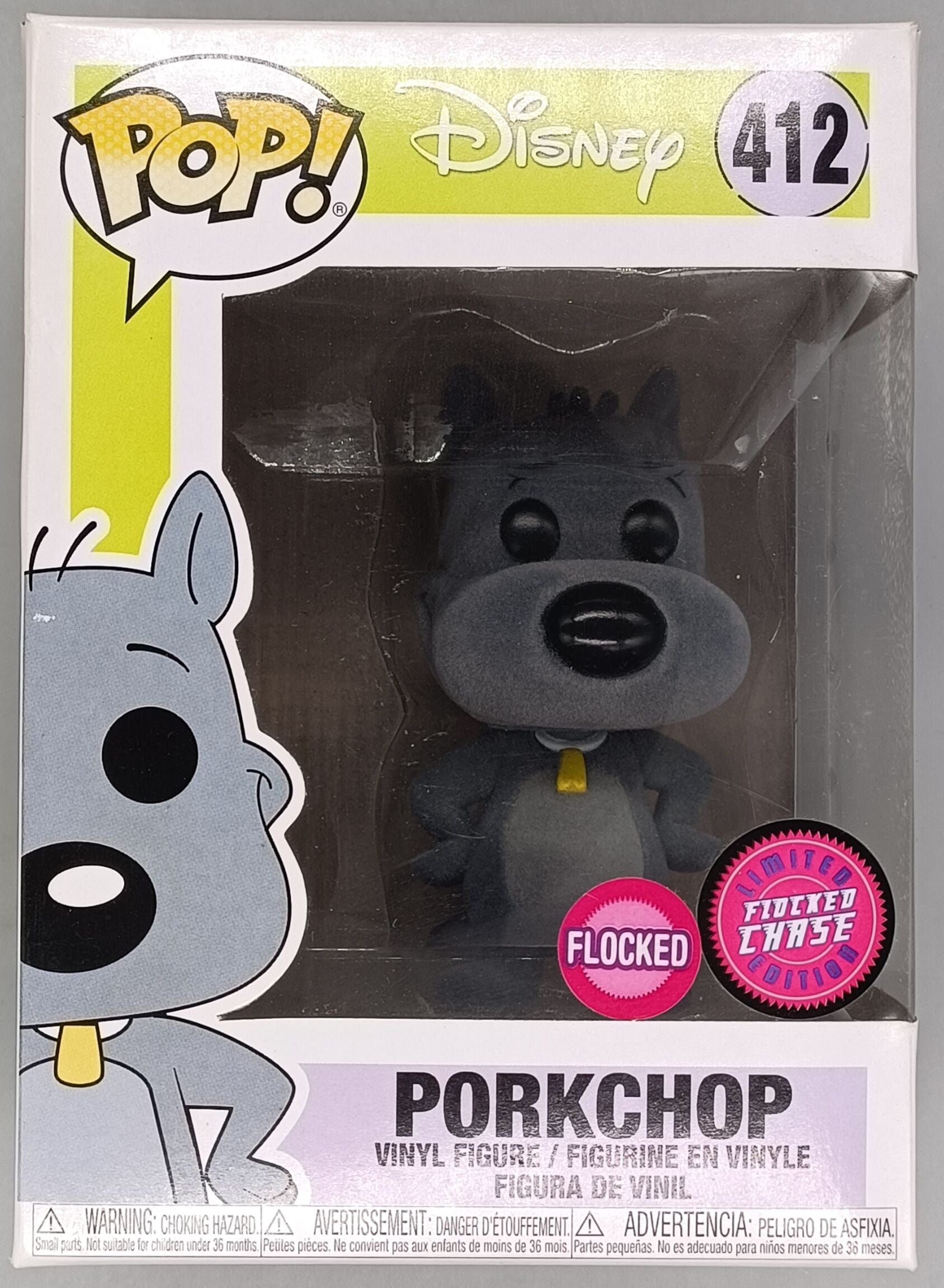412 Porkchop - Flocked Chase - Disney Doug Funko POP - Box Damaged