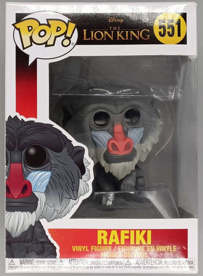 #551 Rafiki - Disney The Lion King (Live Action) Box Damaged Funko POP