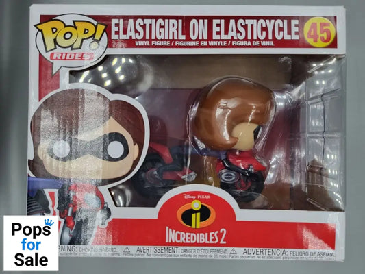 #45 Elastigirl on Elasticycle - Incredibles 2 Funko POP