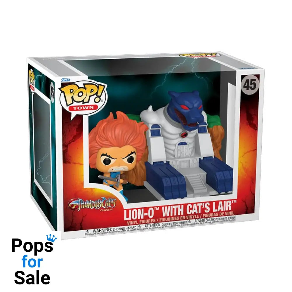 45 Lion-O With Cat’s Lair - Town Thundercats Funko Pop Presale