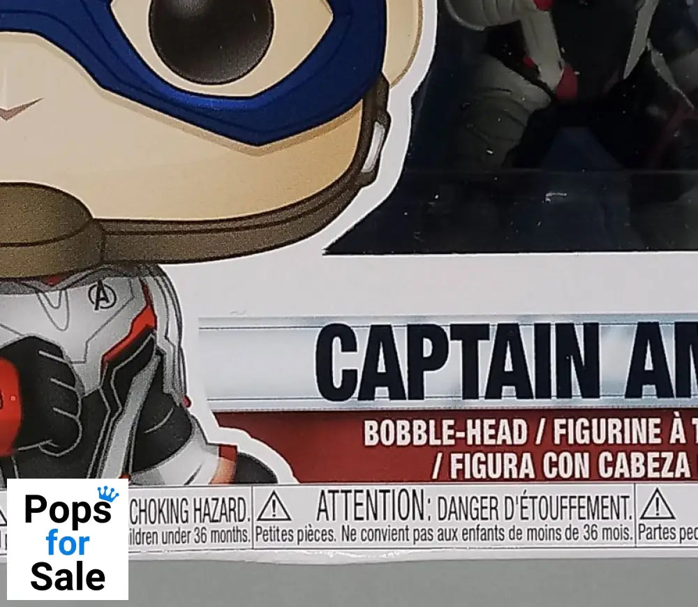 #450 Captain America (Team Suit) Marvel Avengers Box Damaged Funko POP