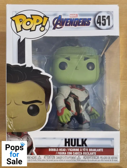 #451 Hulk (Team Suit) Marvel Avengers Endgame Funko POP