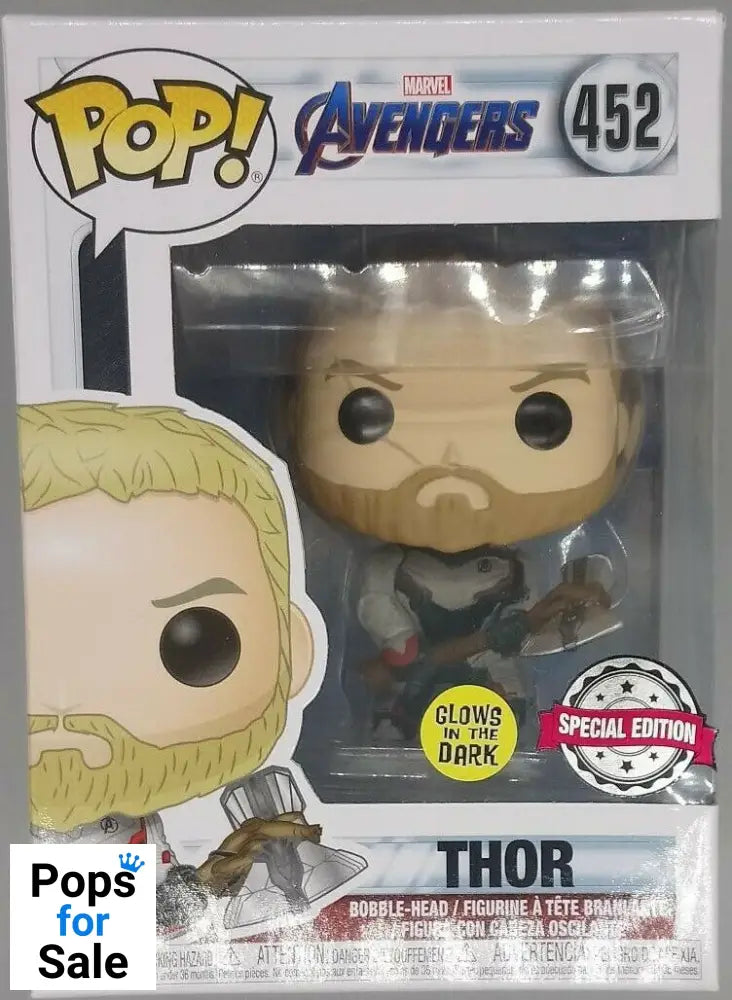 452 Thor (Team Suit) - Glow - Marvel Avengers Endgame Funko POP