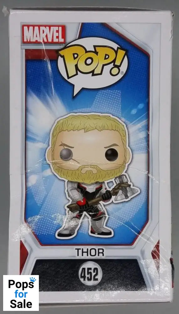 452 Thor (Team Suit) Marvel Avengers Endgame Box Damaged Funko POP