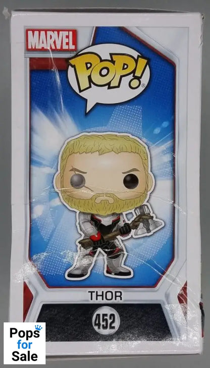 452 Thor (Team Suit) Marvel Avengers Endgame Box Damaged Funko POP