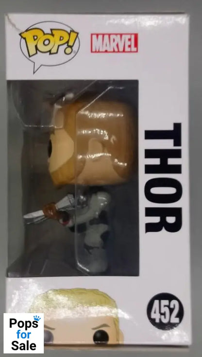 452 Thor (Team Suit) Marvel Avengers Endgame Box Damaged Funko POP