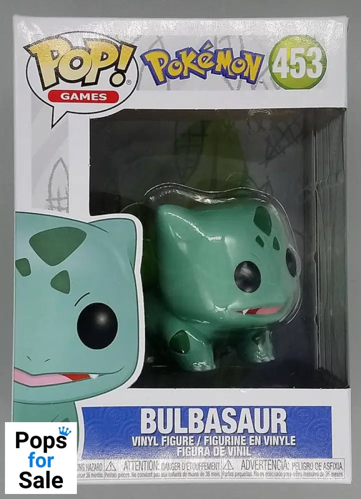 453 Bulbasaur - Pokemon - Funko POP - Box Damaged