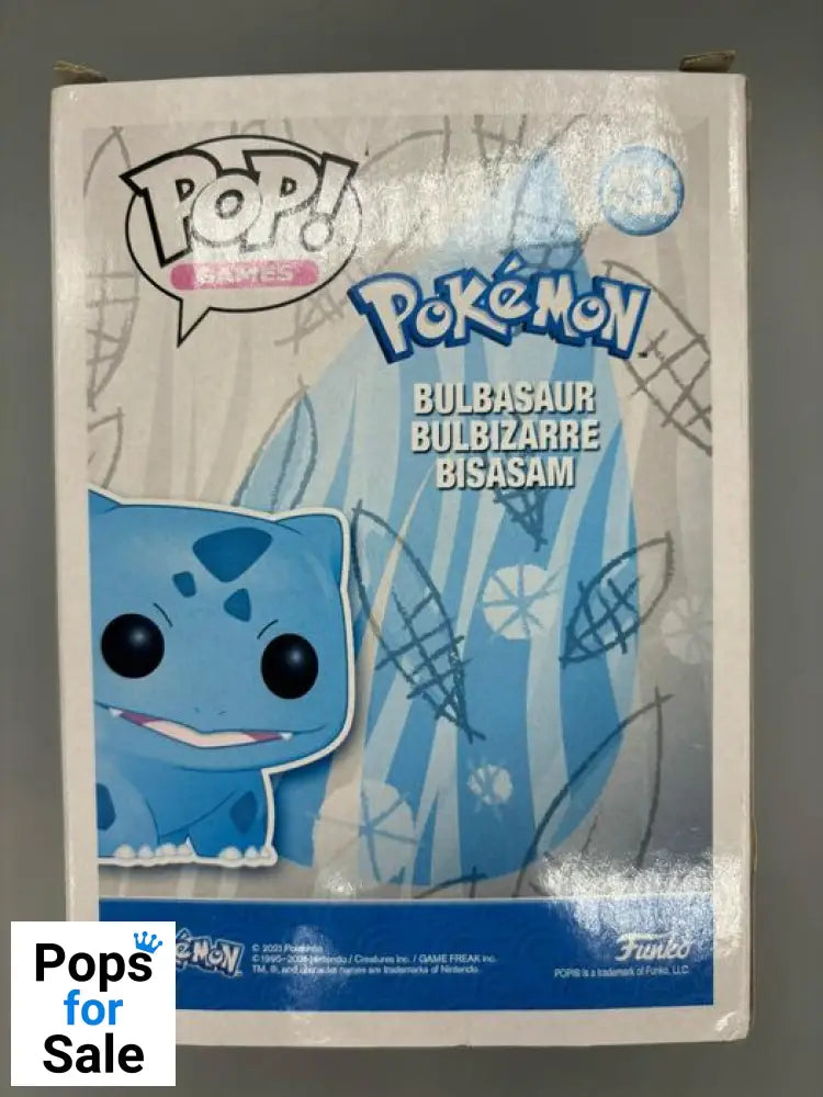 453 Bulbasaur (Silver) - Metallic - Pokemon Box Damaged Funko POP