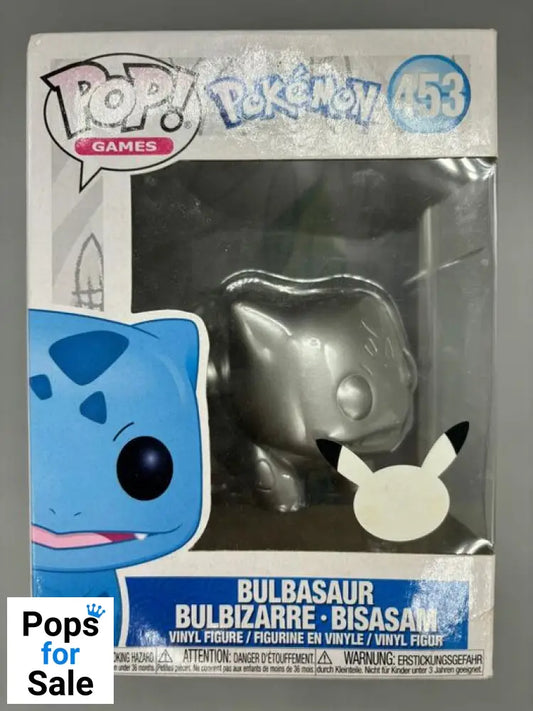 453 Bulbasaur (Silver) - Metallic - Pokemon Box Damaged Funko POP