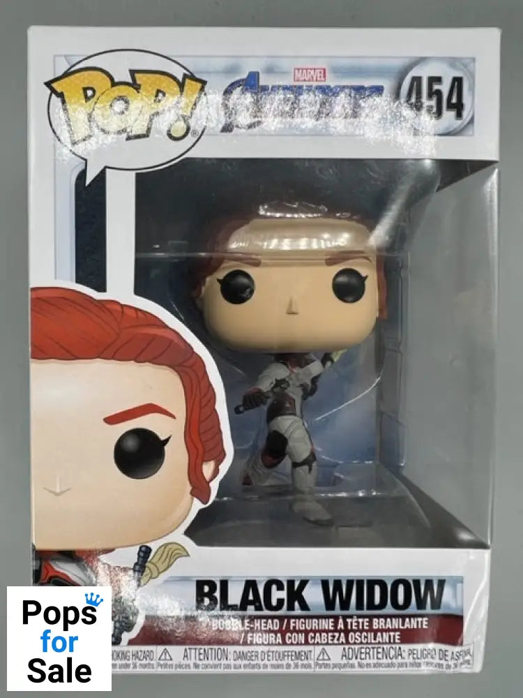 #454 Black Widow (Team Suit) Marvel Avengers Endgame Box Damaged Funko POP