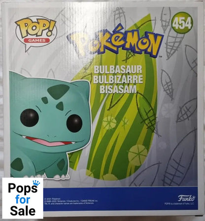 #454 Bulbasaur (Silver) - 10 Inch Metallic - Pokemon Funko POP