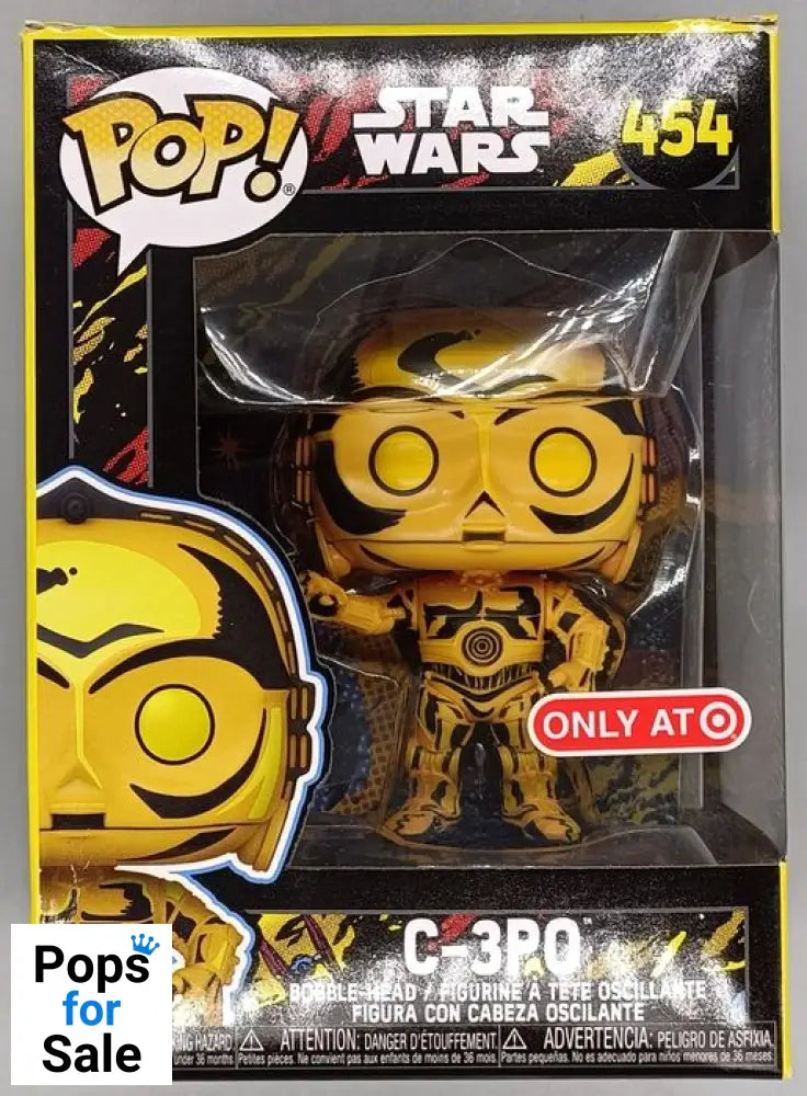 #454 C-3PO (Retro) - Star Wars - Box Damaged Funko POP