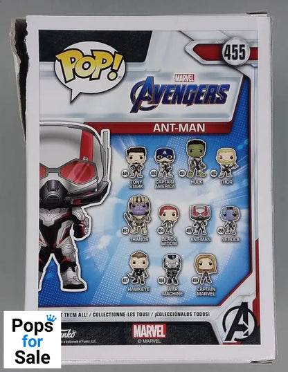 #455 Ant-Man (Team Suit) Marvel Avengers Endgame Box Damaged Funko POP