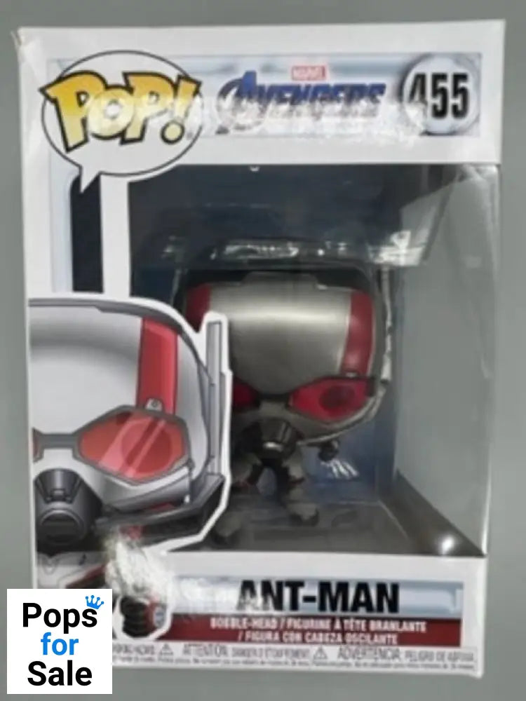 #455 Ant-Man (Team Suit) Marvel Avengers Endgame Box Damaged Funko POP