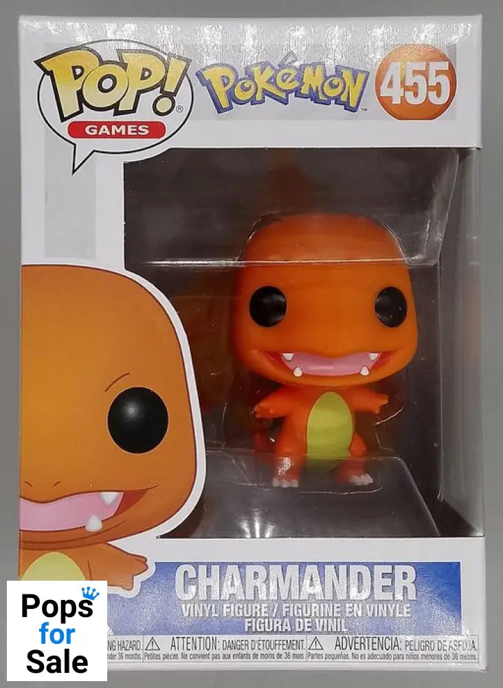 455 Charmander - Pokemon - Box Damaged Funko POP
