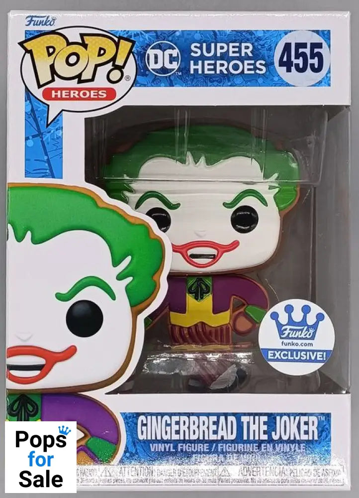 #455 Gingerbread The Joker - DC Holidays Funko POP