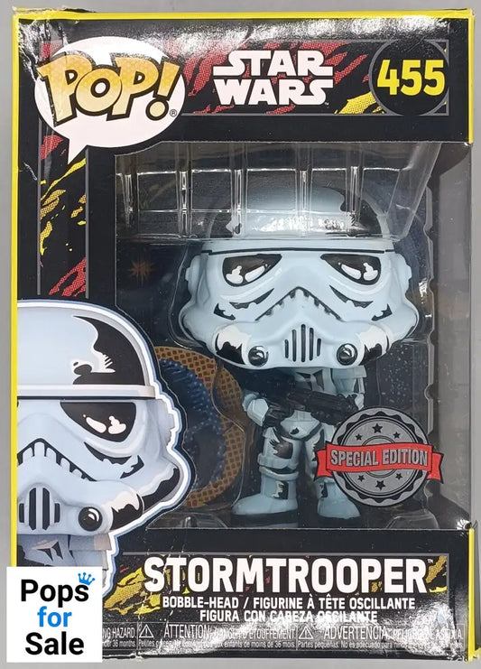 #455 Stormtrooper (Retro) - Star Wars - Box Damaged Funko POP