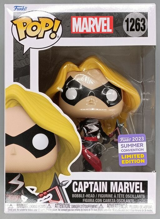 1263 Captain Marvel (w/ Axe) Marvel - 2023 Con Funko POP