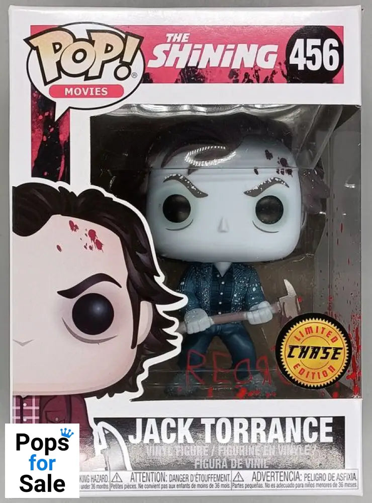456 Jack Torrance (Frozen)  Chase Edition  The Shining Funko POP - Box Damaged