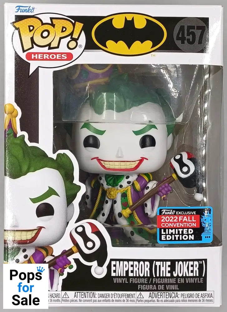 457 Emperor (The Joker) DC Batman - Funko POP - Box Damaged