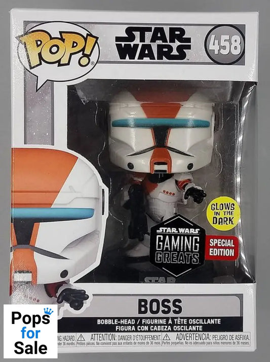 #458 Boss - Glow - Star Wars Republic Commando Funko POP