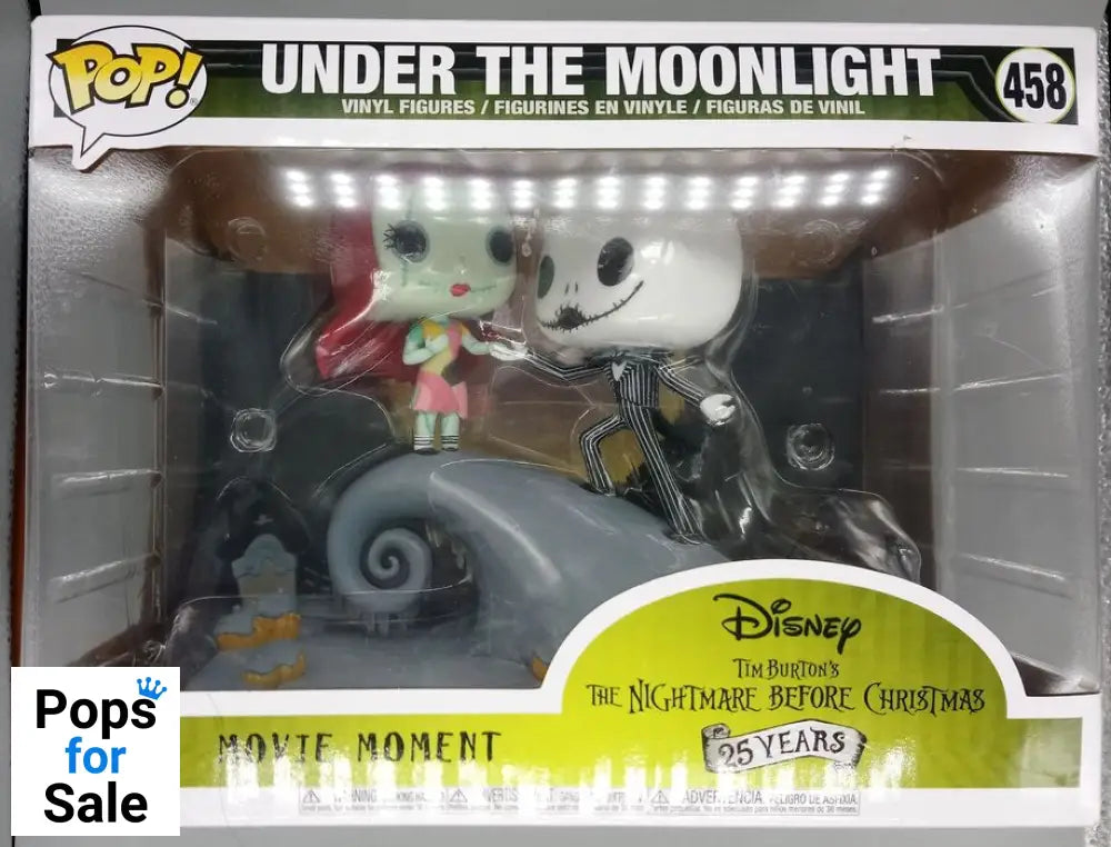 #458 Under the Moonlight - Movie Moment - Disney TNBC Box Damaged Funko POP