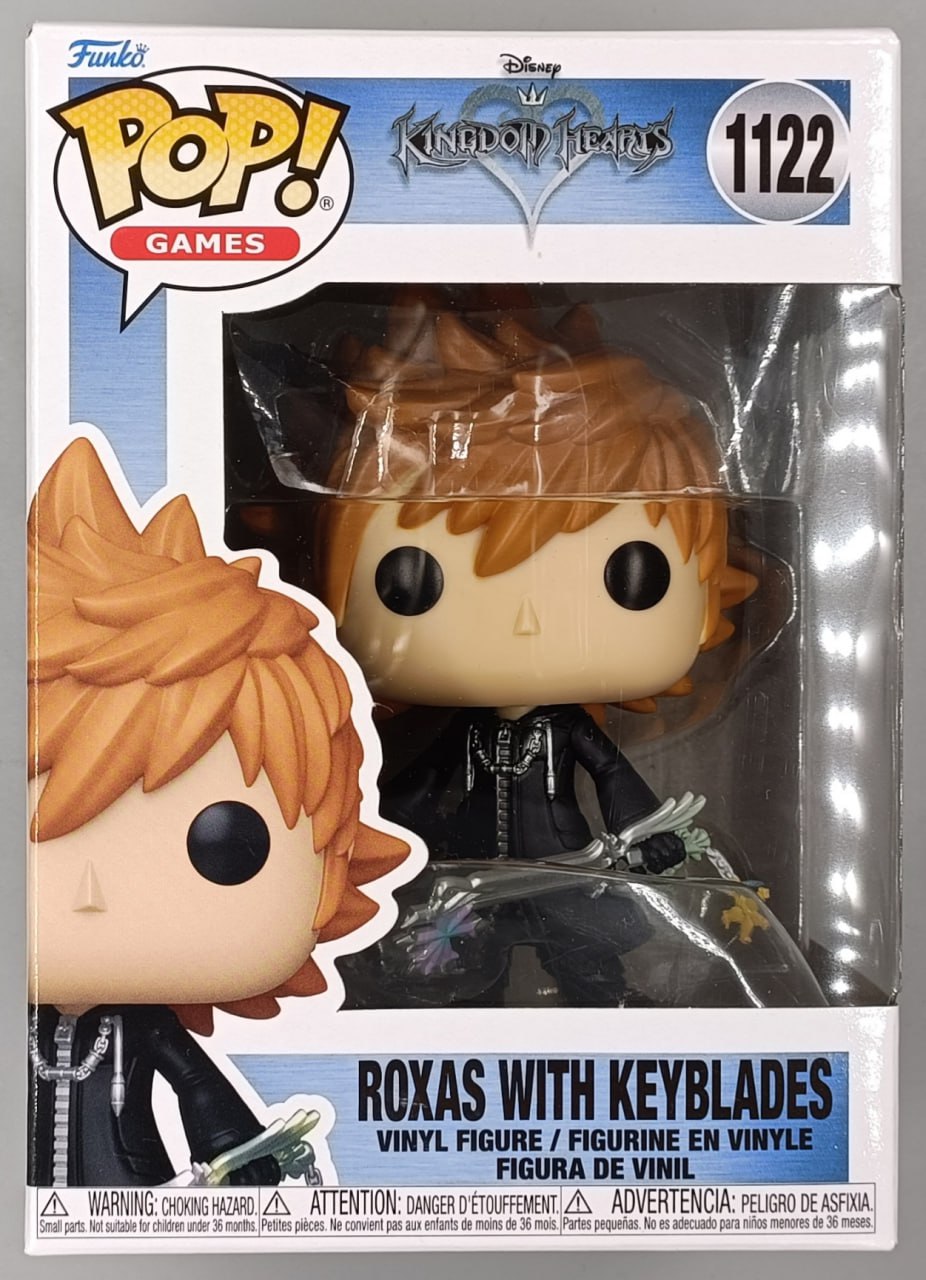 1122 Roxas w/Keyblades - Kingdom Hearts Funko POP