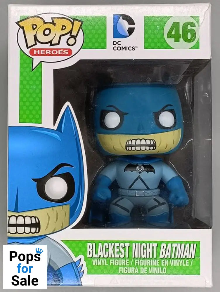 #46 Blackest Night Batman - DC Comics - Box Damaged Funko POP