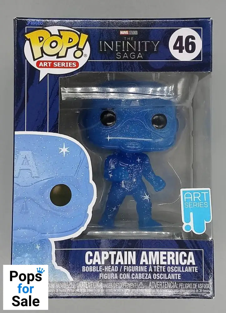 #46 Captain America - Art Series - Infinity Saga Funko POP