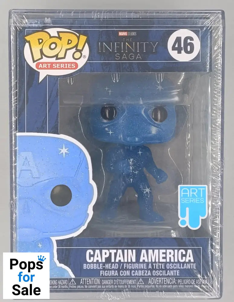 46 Captain America - Art Series - Marvel Infinity Saga Funko POP - Brand New