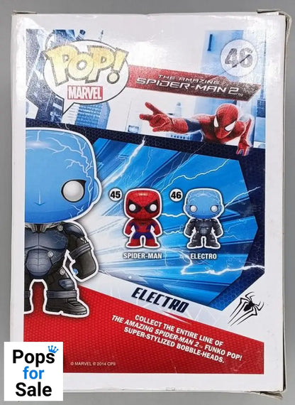 #46 Electro - Glow - Marvel Amazing Spider-Man 2 Box Damaged Funko POP