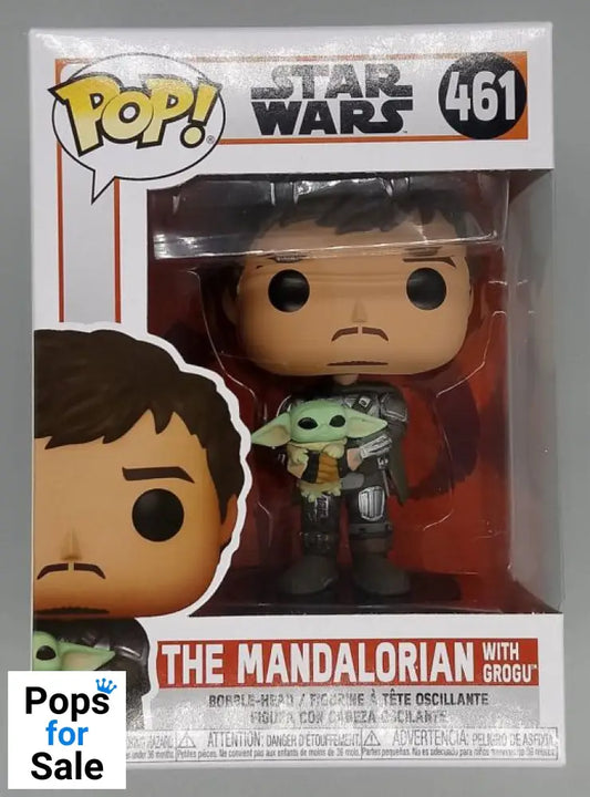 #461 The Mandalorian (with Grogu) Star Wars The Mandalorian Funko POP