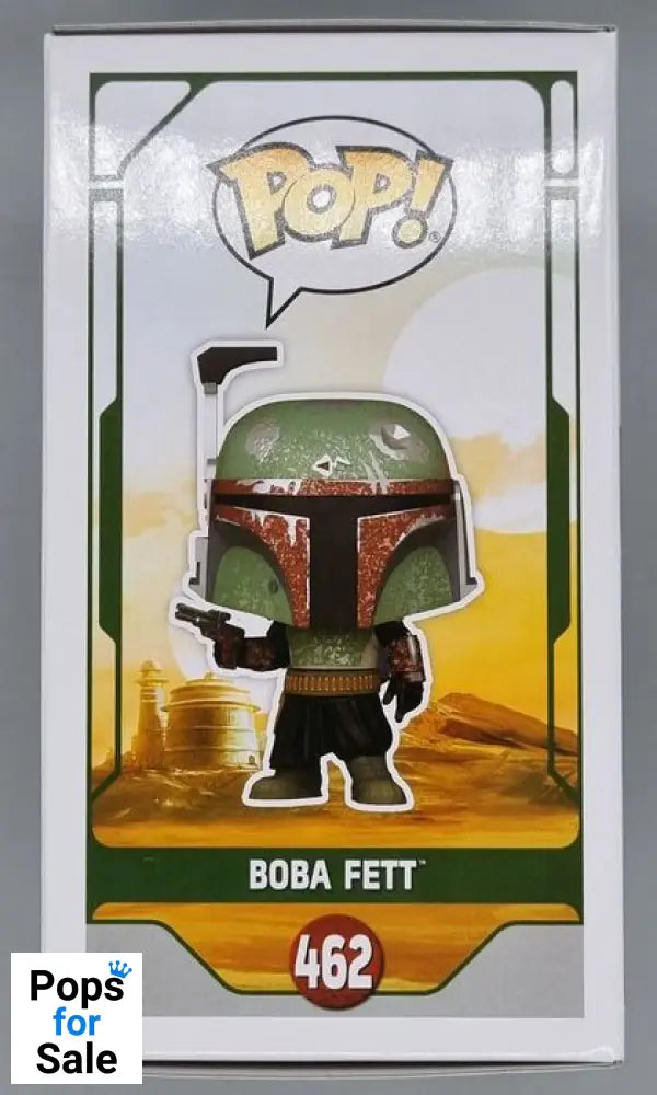 #462 Boba Fett (Red) Chrome Star Wars Funko POP