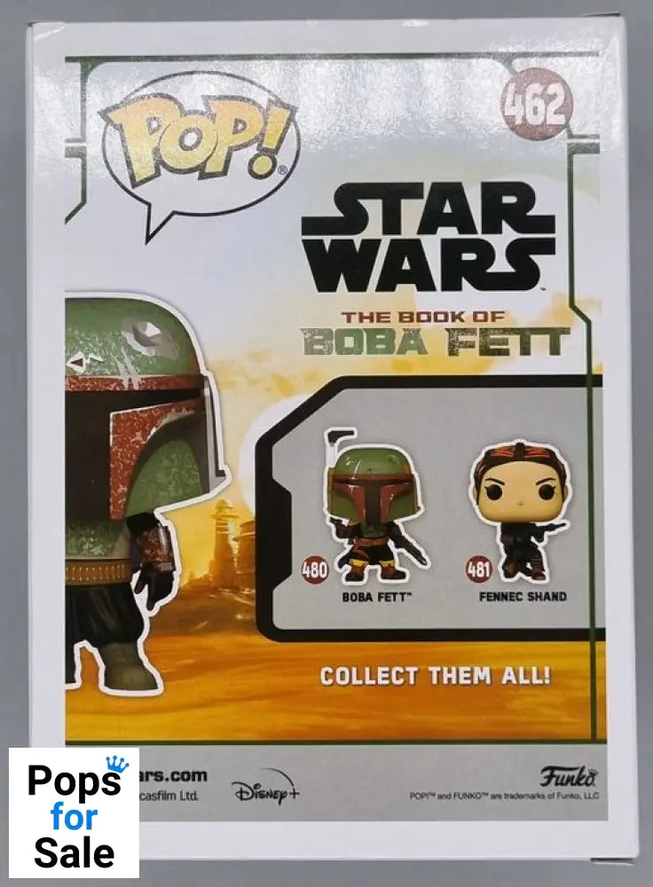 #462 Boba Fett (Red) Chrome Star Wars Funko POP